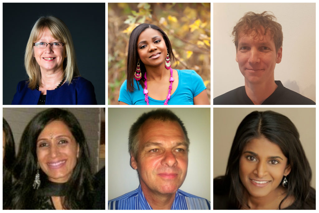 Left to Right: Belinda Exelby, Njideka Harry, Johan Hellstrom, Smeeta Hirani, Paul Rowney, Dr. Renee Wittemyer.