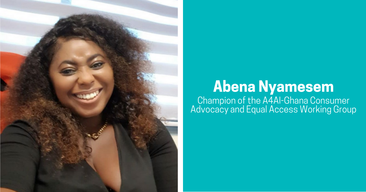 A4AI names GIFEC’s Abena Nyamesem as consumer Champion in Ghana