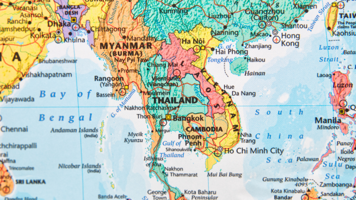 Map of Myanmar